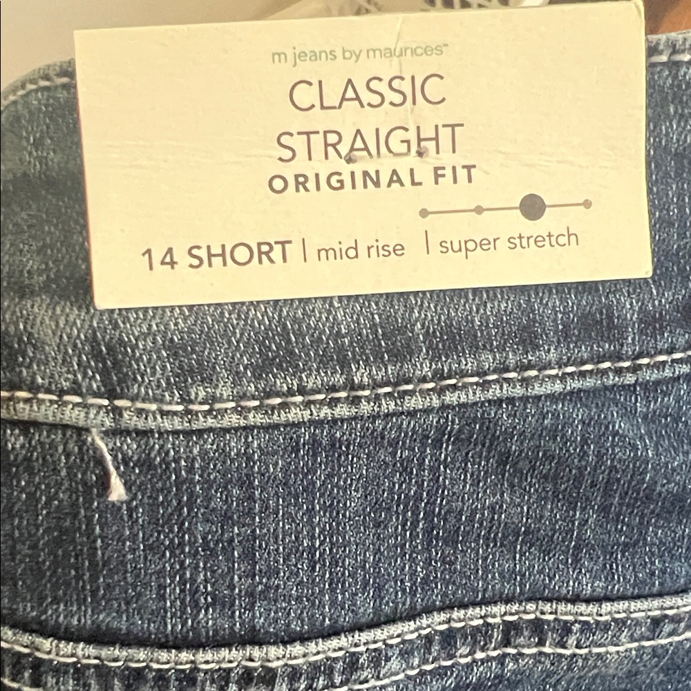 Maurices Classic Straight Jeans in Dark Blue